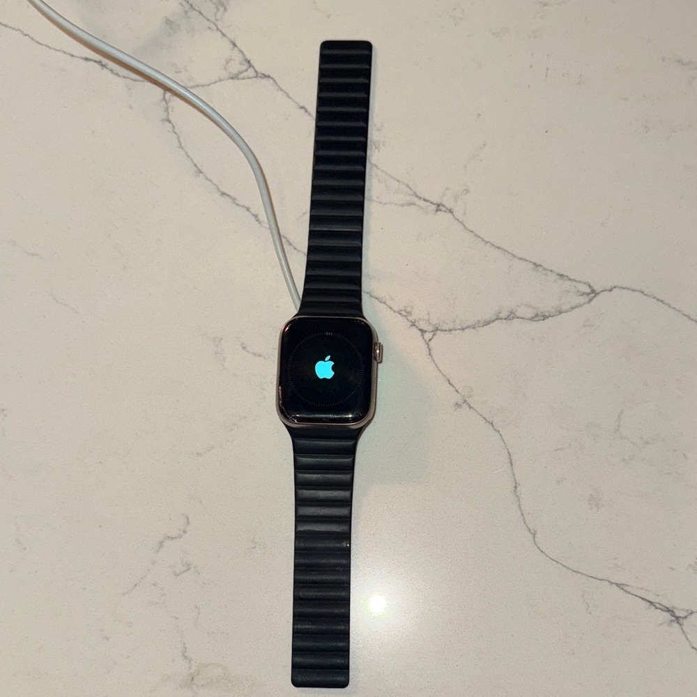 Apple Watch Series 6, 44mm LTE , titanium, and ceramic case
